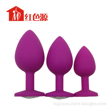 Silicone Butt Plug With Jewelry Anal Plug Sex Toys For Man And Woman Sex toy couple game